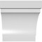 Ekena Millwork 5 1/2-in. W x 6-in. D x 6-in. H Merced Architectural Grade PVC Knee Brace BRCP055X06X06MRC - alternate 4